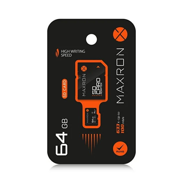 64 GB Hafıza Kartı SD Kart 100 Mb/s