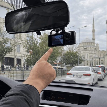 TeknoMiya 3 Kameralı 1080P Full HD Araç İçi Kamera